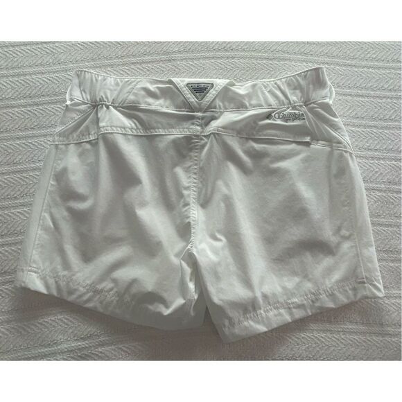 COLUMBIA SIZE 6 WOMENS CORAL POINT lii WHITE SHORTS - Picture 6 of 14
